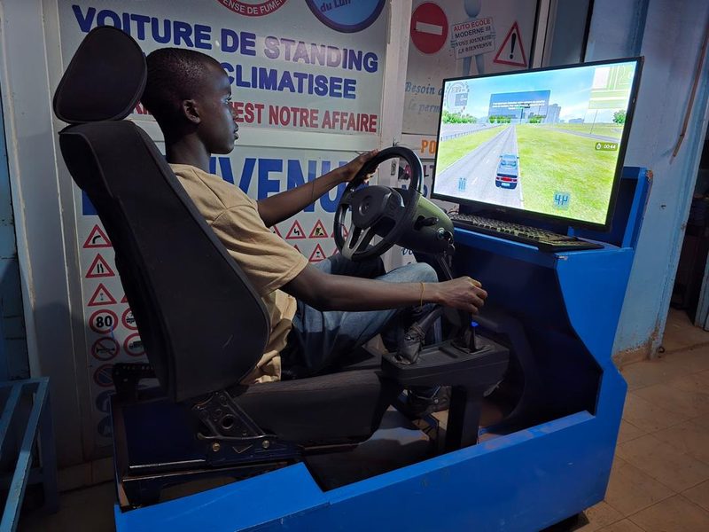 Notre simulateur de conduite